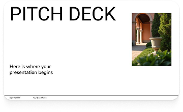 Pitch deck